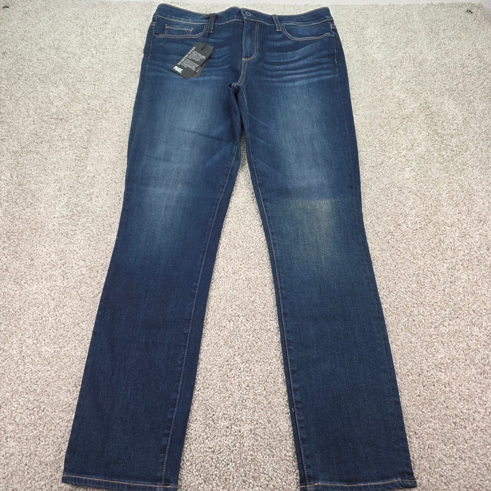Paige Skyline Skinny Jeans Women 32 Transcend Vintage Mid Rise Blue Denim Indigo